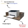 Suporte para Impressora de Parede Compacto Mdf Amadeirada - 5