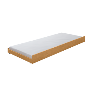Cama Auxiliar Estrado Reforçada com Rodinhas Cama Solteiro:naturallle