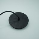 Ver imagem 2 de Luminária Pendente Madeira Modelo Puzzle Gota Marrom Bivolt