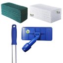 Ver imagem 1 de Kit Lt Limpa Tudo + Cabo de Alumínio 1.4 Metros + 10 Fibra Pesada Verde + 10 Macia Branca para Limpe