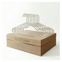 Ver imagem 1 de Kit 20 Cabides Adulto Cristal Transparente Reforçado com Cavas