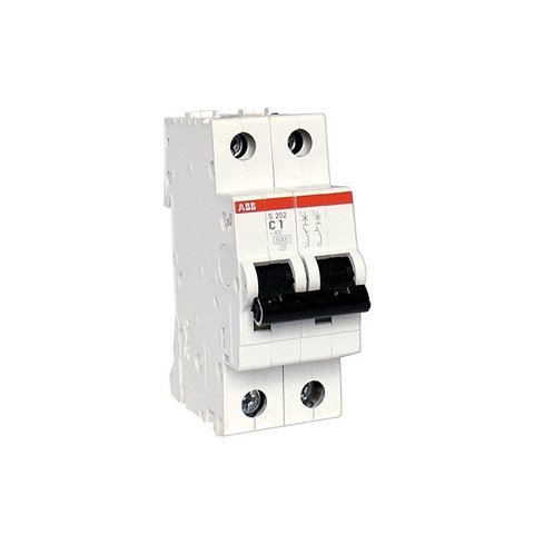 Mini Disjuntor | Bipolar 1A | S202-C1 | ABB