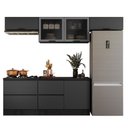 Ver imagem 1 de Cozinha Modulada Etna 5 Peças com Tampo 6 Portas Poliman Móveis