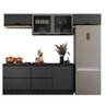 Cozinha Modulada Etna 5 Peças com Tampo 6 Portas Poliman Móveis - 1