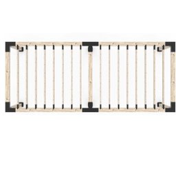 Pérgola Popsteel Club Dupla Fixa com Teto Ripado Slim - 2