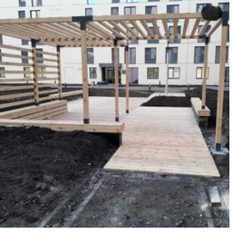 Pérgola Popsteel Club Dupla Fixa com Teto Ripado Slim - 3