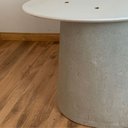 Ver imagem 4 de Base de Mesa de Jantar Cone Oval Concreto Maciço P/ Tampo de 160x90 Cm até 180x100 Cm Cor Cinza