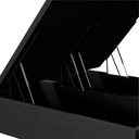 Ver imagem 3 de Base Cama Box Baú Casal Queen 158cm Hit I02 Suede Preto - Mpozenato