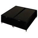 Ver imagem 6 de Base Cama Box Baú Casal Queen 158cm Hit I02 Suede Preto - Mpozenato