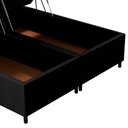 Ver imagem 7 de Base Cama Box Baú Casal Queen 158cm Hit I02 Suede Preto - Mpozenato