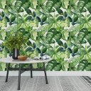 Ver imagem 2 de Papel de Parede Decorativo Folhagem Samambaias Verdes 3,0m