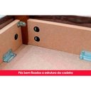 Ver imagem 7 de Sala de Jantar Completa Yara Sc77 Tampo Madeirado C/ Vidro Canto Curvo 200x90cm e 8 Cadeiras Anne