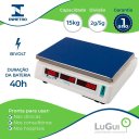 Ver imagem 3 de Balança Comercial Digital Dupla Escala 6/15kg 2/5g Bateria
