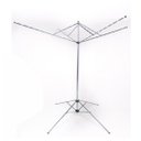 Ver imagem 1 de Varal de Chão Giratório Parabólico Aço Galvanizado 11 Cordas Corda Branca