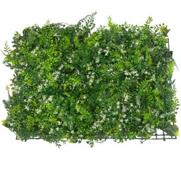 Painel Jardim Vertical Planta Artificial Decoração 60x40cm - 4
