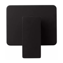 Ver imagem 1 de Acabamento para Registro Chuveiro Ducha Monocomando Padrão Base Docol Preto Fosco Metal Premium Pmx