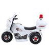 Moto Infantil Elétrica Branca com Baú Sons de Sirene Policia e Bateria Recarregável 6v Zippy - 4