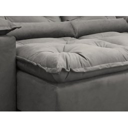 Sofá Retrátil e Reclinável 2,00m em Tecido Veludão C/ Pillow Nos Braços Athenas - Montagem Inclusa:c - 6