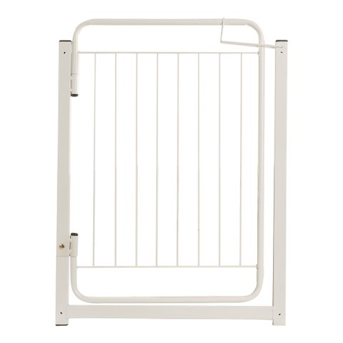 Portãozinho Pet Grade de Metalon Bebê Cachorro 165 a 170 Cm:branco