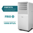 Ver imagem 2 de Ar Condicionado Portátil Philco 10000 BTUS Frio 220V PAC10FN
