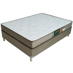 Conjunto Box Completo Viúva Becflex Titan Gold 1,28 X 1,88 X 0,46 (cama Box + Colchão)