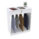 Ver imagem 1 de EXPOSITOR ARARA BALCÃO GAVETA M334.B (LOJA, CLOSET) MUNDI MOVEIS