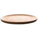 Ver imagem 4 de Kit 2 Pratos de Bambu Rasos 18cm e 27cm Lyor Bandeja Redonda Petisqueira Servir Decorar
