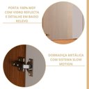 Ver imagem 5 de Armário Aéreo Portas Reflecta Elena Cinamomo/Offwhite