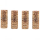 Ver imagem 1 de Kit Tela Decoração Natal Fita 15cm X 5 Metros Rosê Gold 4 Pç