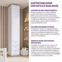 Ver mais imagens de Guarda-Roupa Planejado 1 Porta 3 Gavetas Wave Casatema MadeiraOriginals Branco