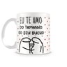 Caneca meme flork te amo do tamanho do seu bucho - 2