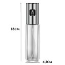 Ver imagem 2 de Kit 2 Pulverizador de Óleo Azeite e Vinagre de Aço Inoxidável Spray Culinário Borrifador de 100ml