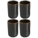 Ver imagem 1 de Jogo 4 Copos Cerâmica Porto Brasil Azul Oceano 110ml Yunomi Estilo Oriental Japonês