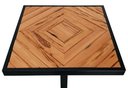 Ver imagem 5 de Mesa Bistrô Europa em Madeira Demolição e Estrutura Metálica - Elegância para Ambientes Modernos