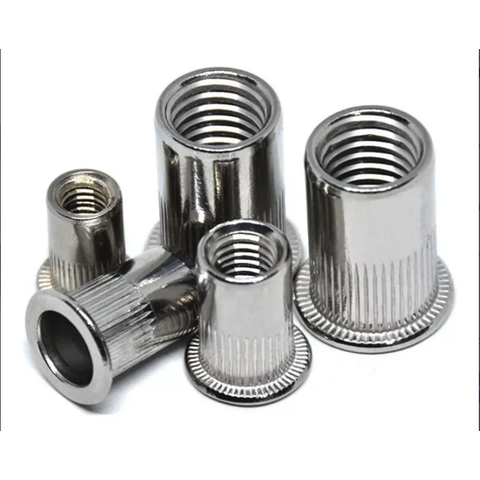 Rebite M5 Aba Plana Inox 500pçs