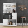 Placa Decorativa Cantinho do Café Mdf Natural - 2