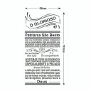 Ver imagem 2 de Adesivo de Parede Decorativo Oração São Bento
