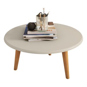 Mesa de Centro e Sala de Estar Offwhite - Móveis Bechara - Offwhite