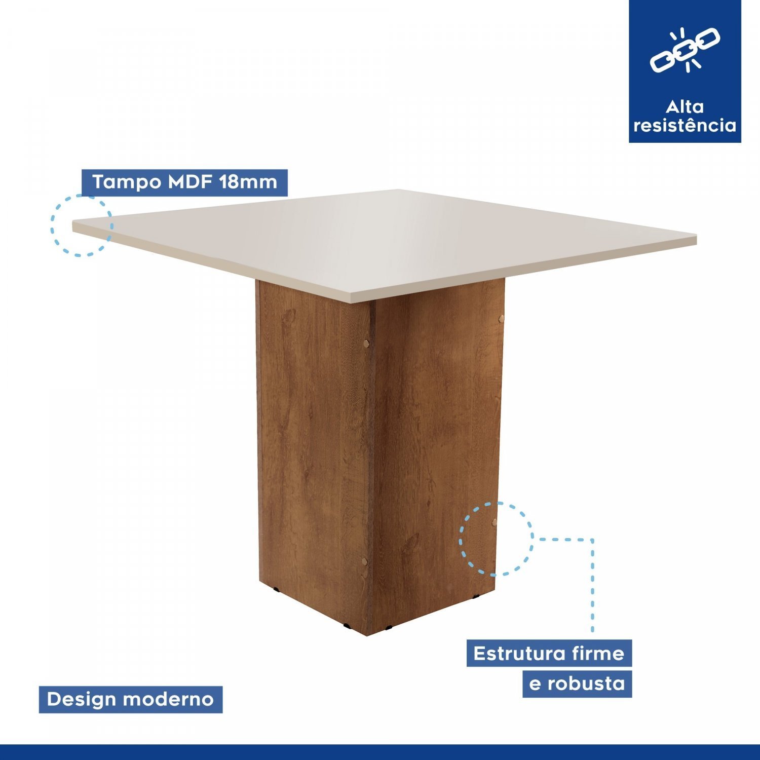 Conjunto Jantar / conjunto mesa cadeira cozinha / Conjunto de Mesa Berlim e  Cadeira Madri