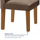 Ver imagem 7 de Conjunto Sala de Jantar Mesa Tampo de Vidro 6 Cadeiras Espanha Yescasa