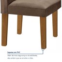 Ver imagem 7 de Conjunto Sala de Jantar Mesa Tampo de Vidro 6 Cadeiras Espanha Yescasa