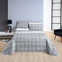 Ver imagem 1 de Cobre Leito Austin King 03 Peças - Cinza