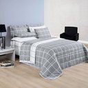 Ver imagem 2 de Cobre Leito Austin King 03 Peças - Cinza