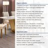 Conjunto Sala de Jantar Mesa Tampo de Vidro 6 Cadeiras Espanha Yescasa - 13