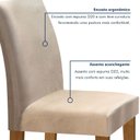 Ver mais imagens de Conjunto Sala de Jantar Mesa Tampo de Vidro 6 Cadeiras Espanha Yescasa