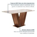 Ver imagem 5 de Conjunto Sala de Jantar Mesa Tampo de Vidro 6 Cadeiras Espanha Yescasa