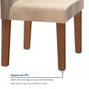 Ver imagem 7 de Conjunto Sala de Jantar Mesa Tampo de Vidro 6 Cadeiras Espanha Yescasa