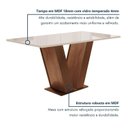 Ver imagem 5 de Conjunto Sala de Jantar Mesa Tampo de Vidro 6 Cadeiras Espanha Yescasa