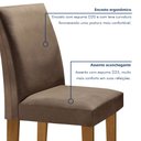 Ver imagem 6 de Conjunto Sala de Jantar Mesa Tampo de Vidro 4 Cadeiras Espanha Yescasa