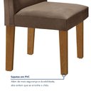 Ver imagem 7 de Conjunto Sala de Jantar Mesa Tampo de Vidro 4 Cadeiras Espanha Yescasa